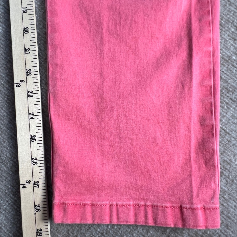 Vineyard Vines Mens Breaker Pant Pink Cotton Stretch Chino Trousers 36x30 - Picture 7 of 9